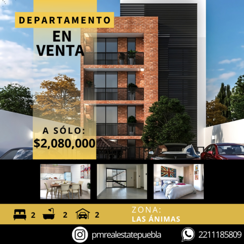 Departamento en Venta cerca de Walmart Las Ánimas